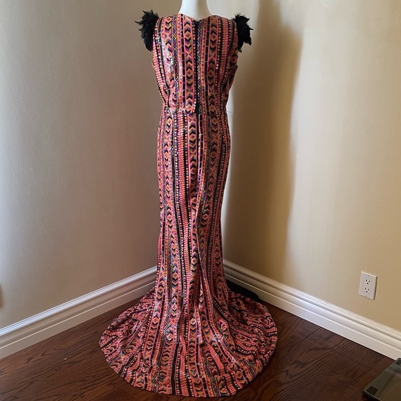 🎃Sequins Stripes Maxi Dress - Picture 3 of 10